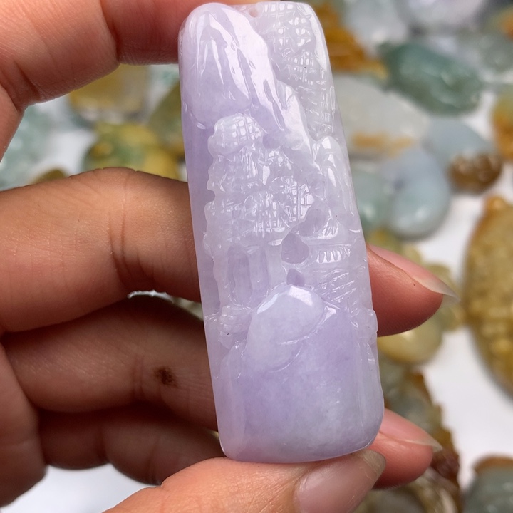 翡翠未镶嵌颈饰翡翠