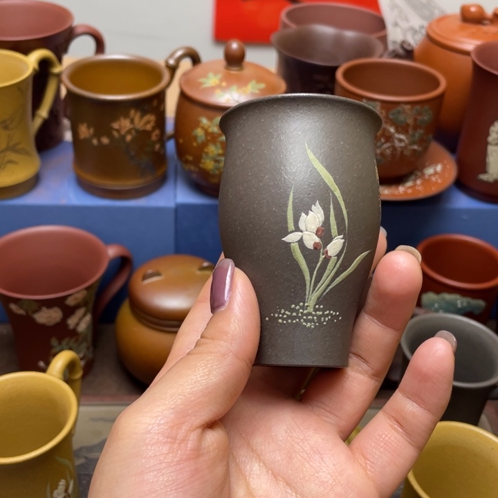 紫砂茶杯紫砂主人杯