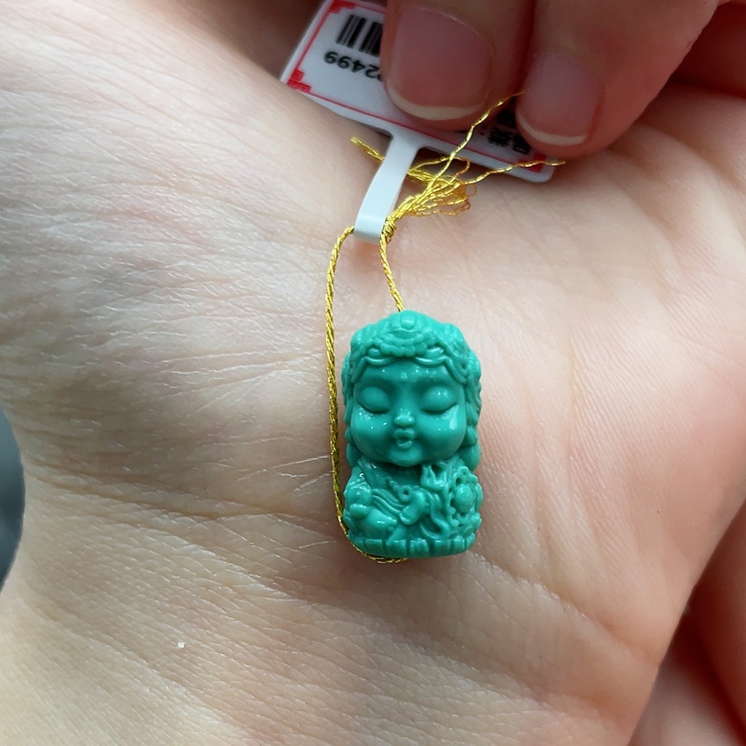 绿松石颈饰未镶嵌妖****h