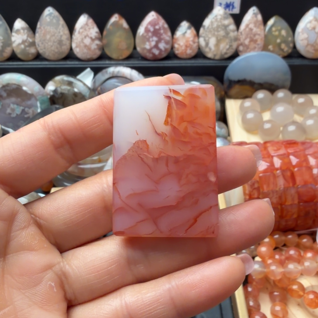 星****玛瑙/玉髓合金颈饰