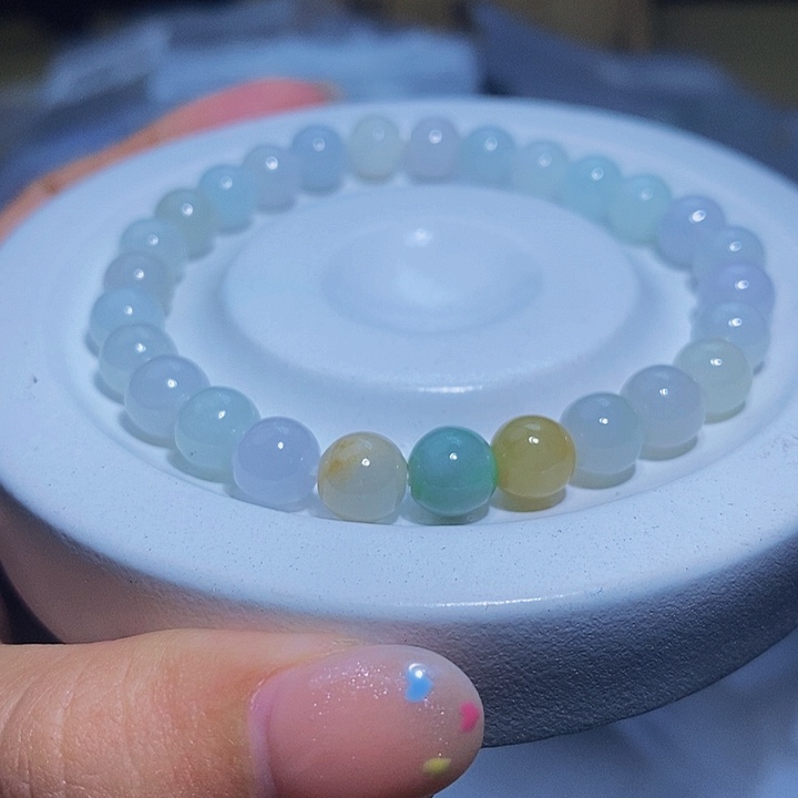 未镶嵌手串翡翠天然缅甸A货翡翠7.3