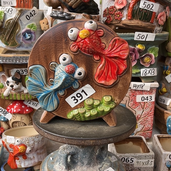 粗陶材质多肉花盆