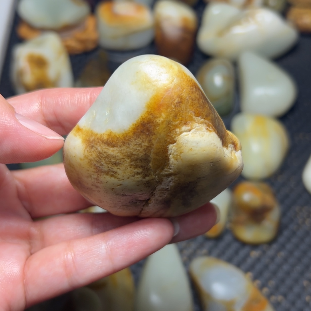 和田玉未镶嵌挂件28