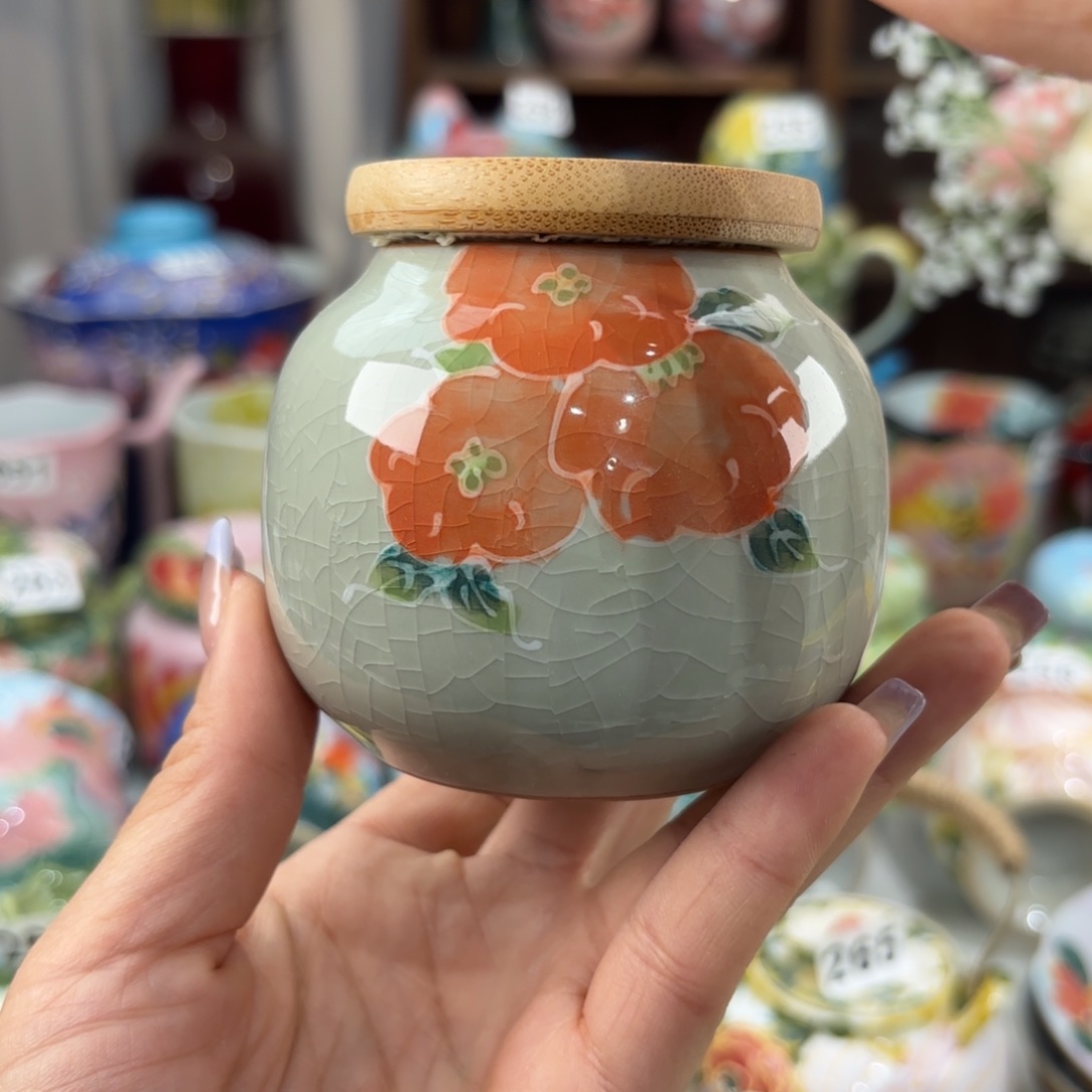 瓷片景德镇手绘高温釉下彩陶瓷茶具