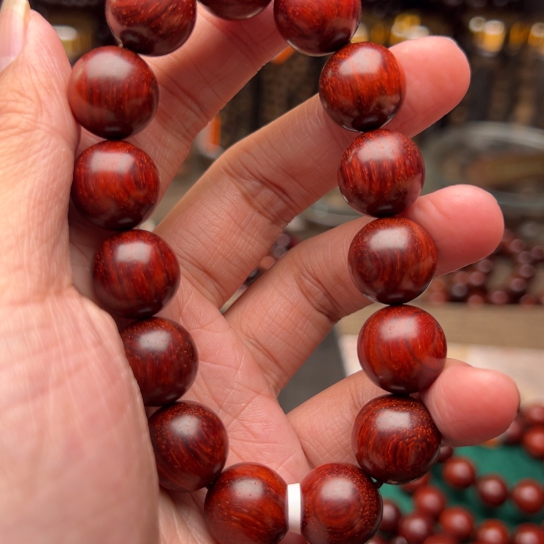 檀香紫檀（小叶紫檀）手串/手链1.5原汁原味内二标