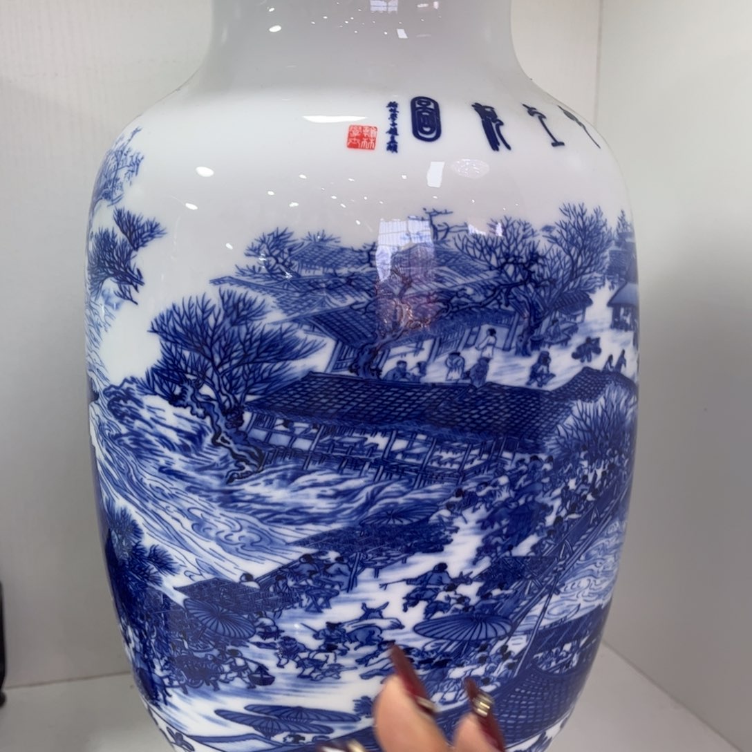 景德镇陶瓷花瓶摆件