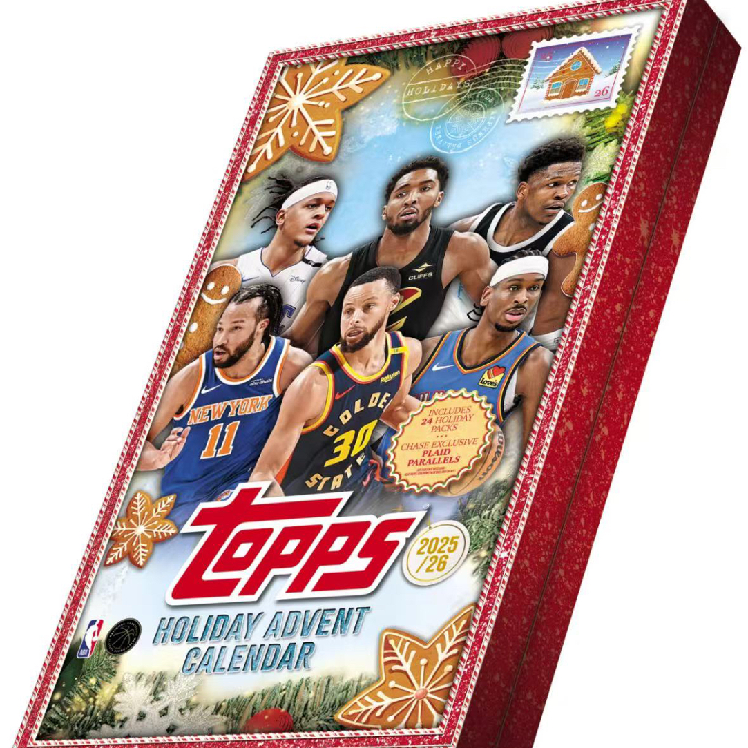 25-26 TOPPS holiday 圣诞节 戳戳乐 篮球 球星卡盲盒下单代拆