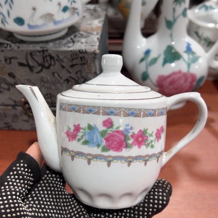 醴陵高温瓷老瓷350毫升有瑕