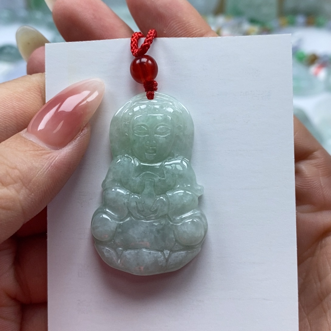 翡翠未镶嵌颈饰天然翡翠ａ货