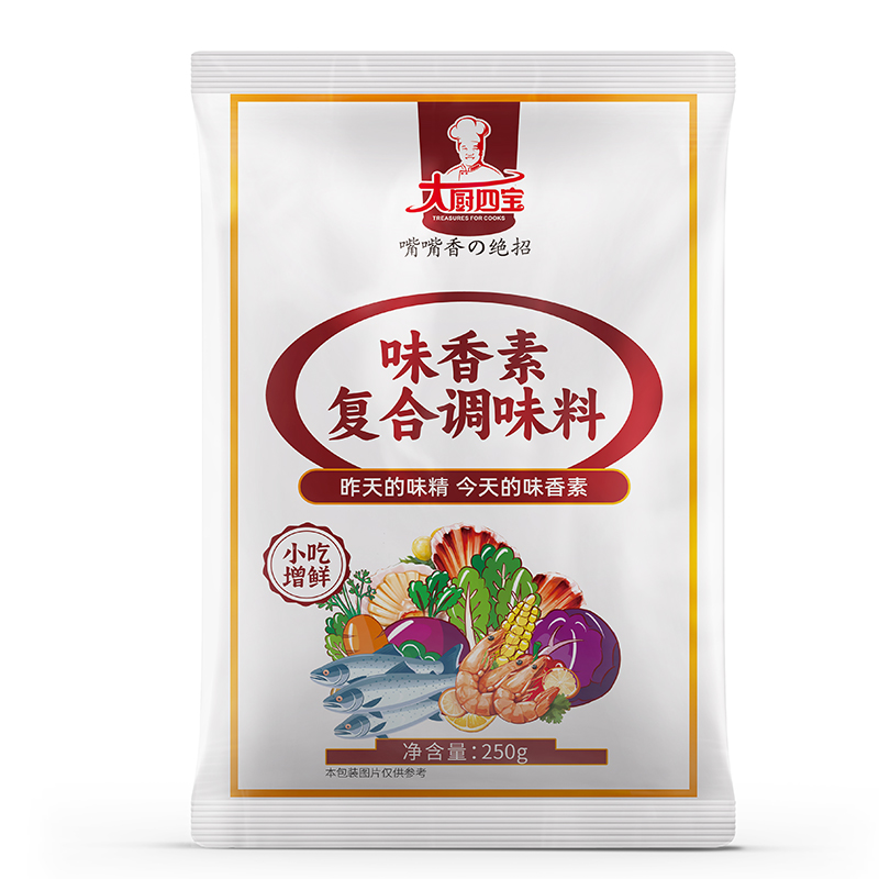 大厨四宝复合调味料商用调馅料卤菜烧烤麻辣烫小吃提鲜增香250g