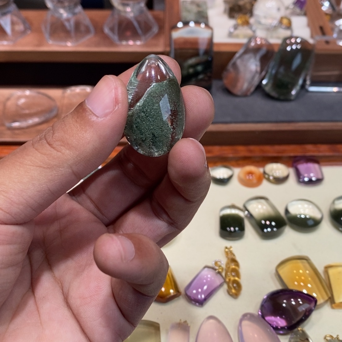 花****银S925镶嵌水晶颈饰幽灵