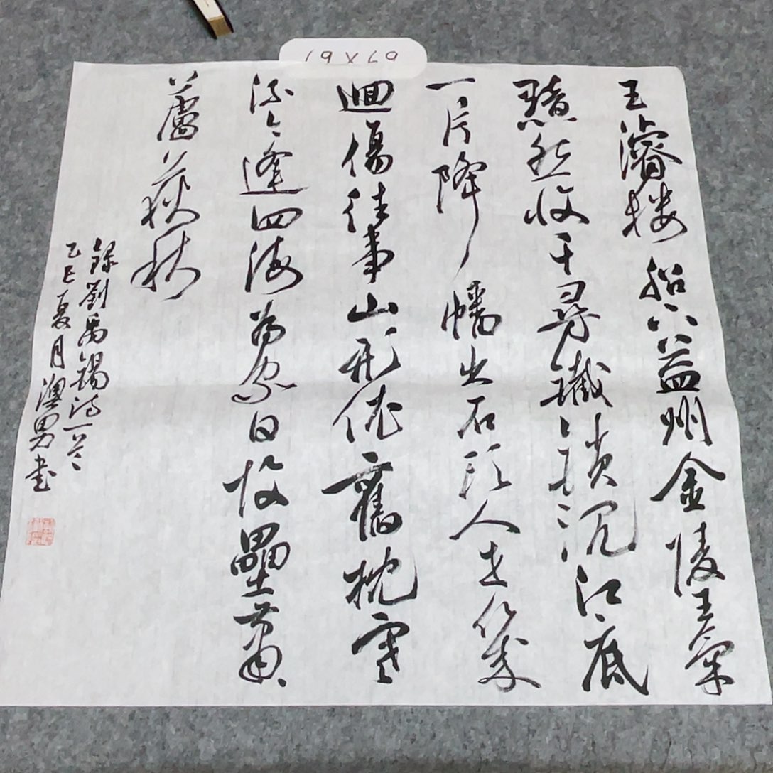 书法国展书家谢奥男69×69