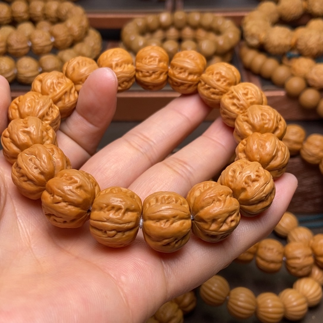 猴头核桃手串日*月我是一只小小鸟