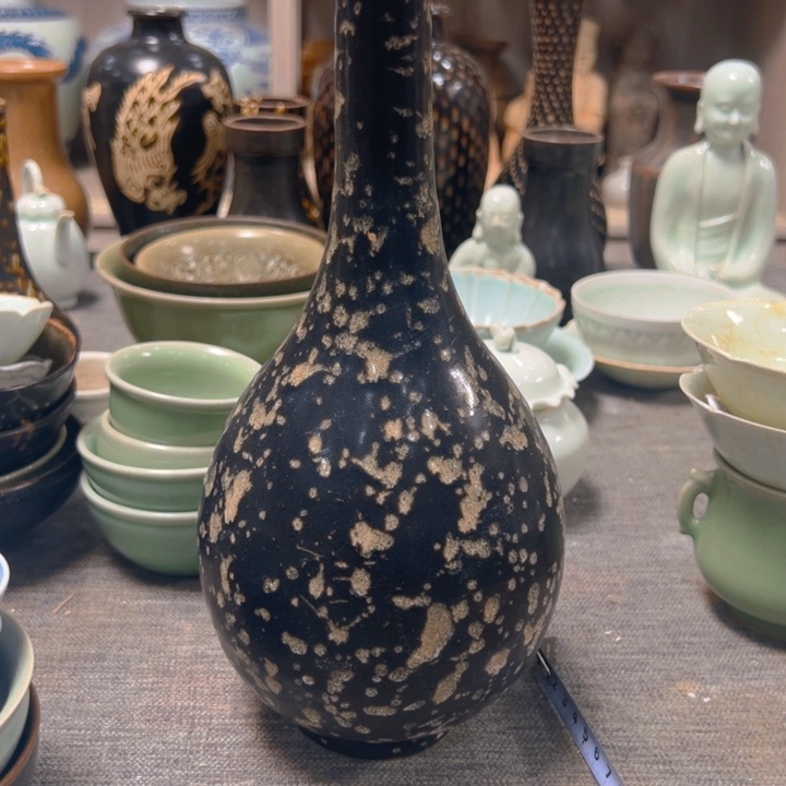 盖碗九*吉州窑瓶完整不包邮