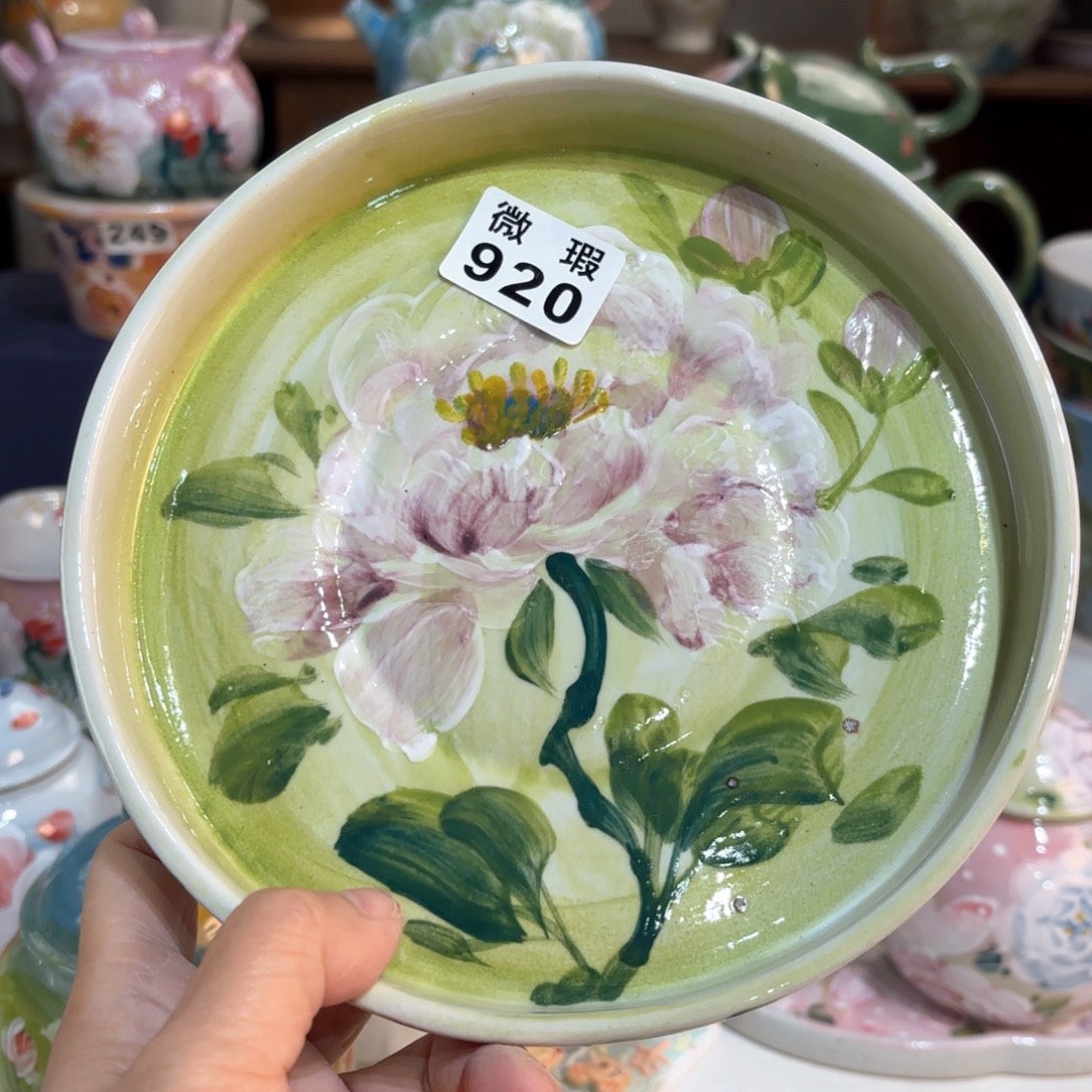 景德镇手绘高温釉下彩陶瓷茶具