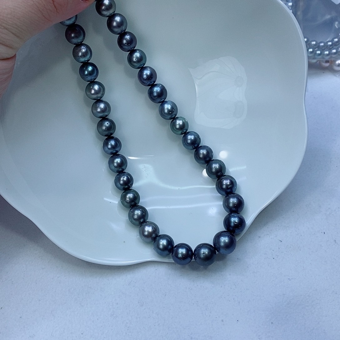 海水珍珠颈饰银S925镶嵌