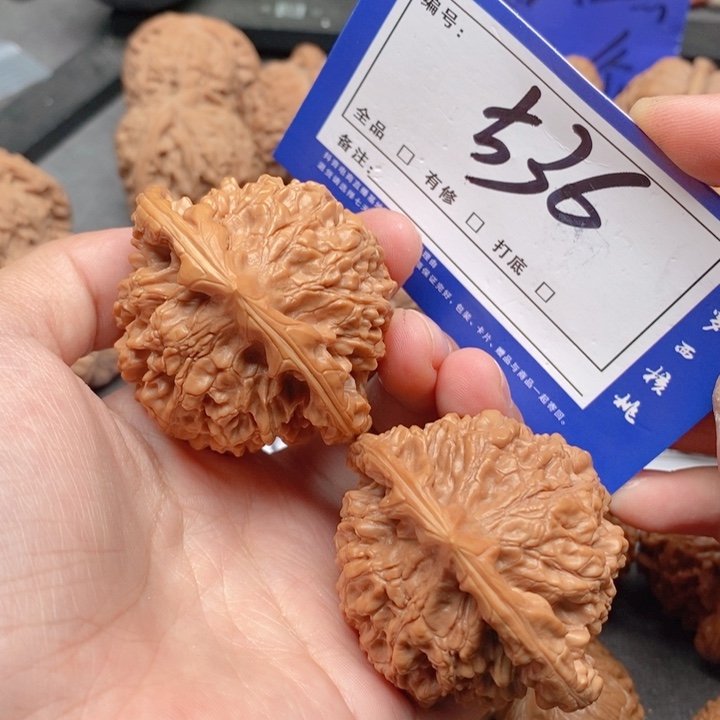 把件桃核50官帽536号牌