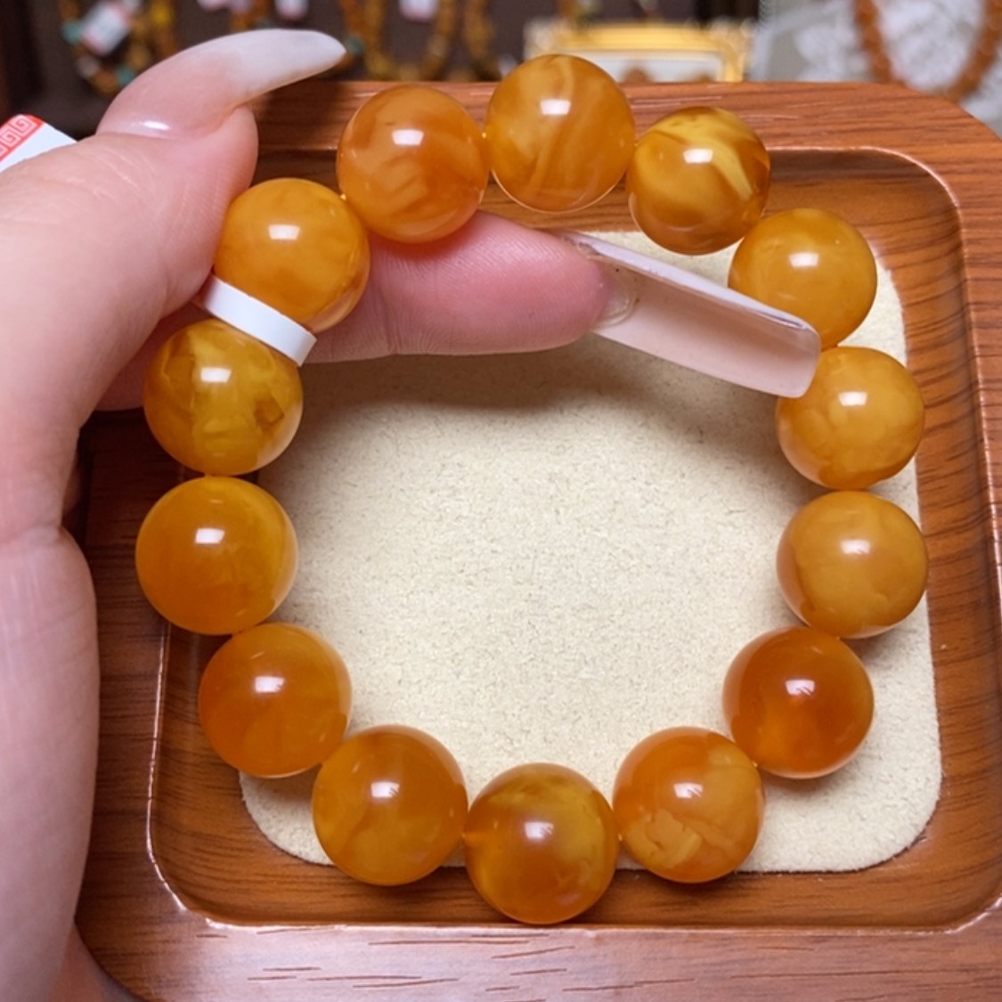 【闪购商品】手链蜜蜡未镶嵌手串