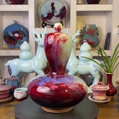 瓷片禹州神后钧瓷原产地~