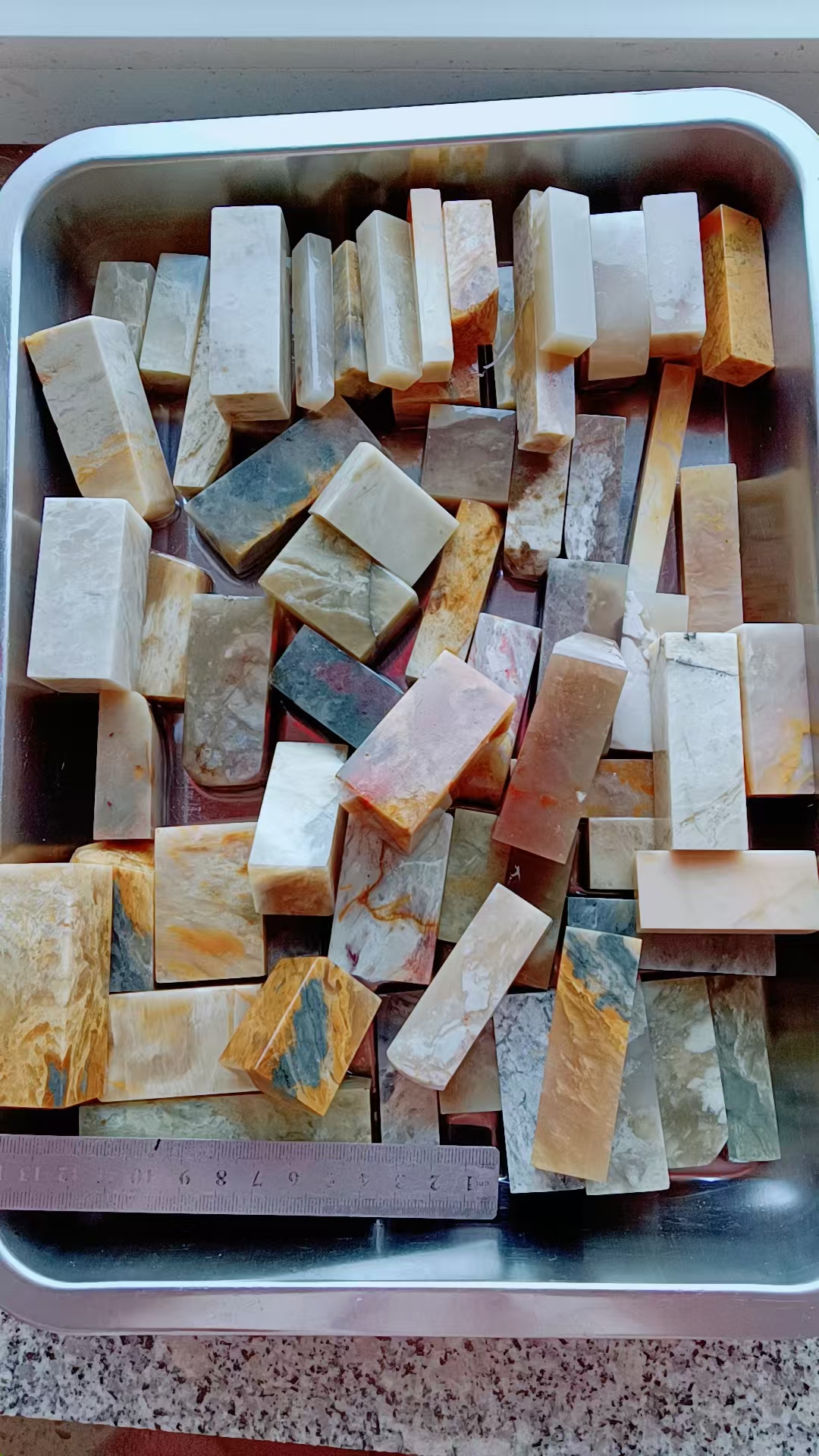 巴林石印章毛料胚料随机挑选