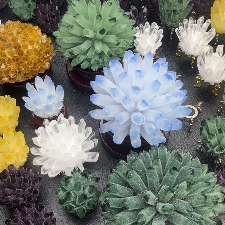 琉璃手工艺品核*晶簇