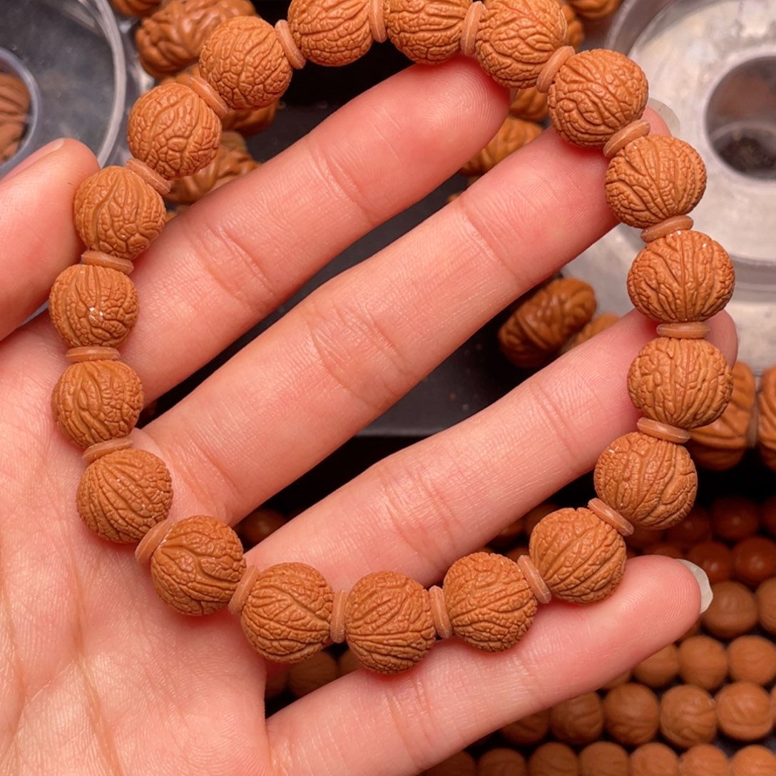 █***░桃核吊坠秦岭核桃甲骨文