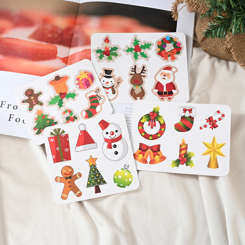 【流星雨】圣诞节创意卡通小卡片圣诞树装饰花束花艺鲜花包装资材