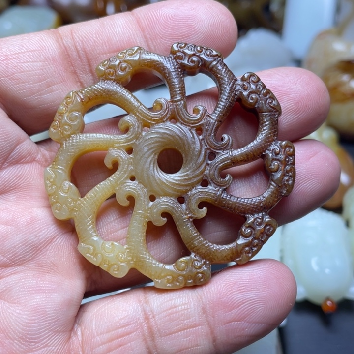 和田玉吊坠(不含链)未镶嵌