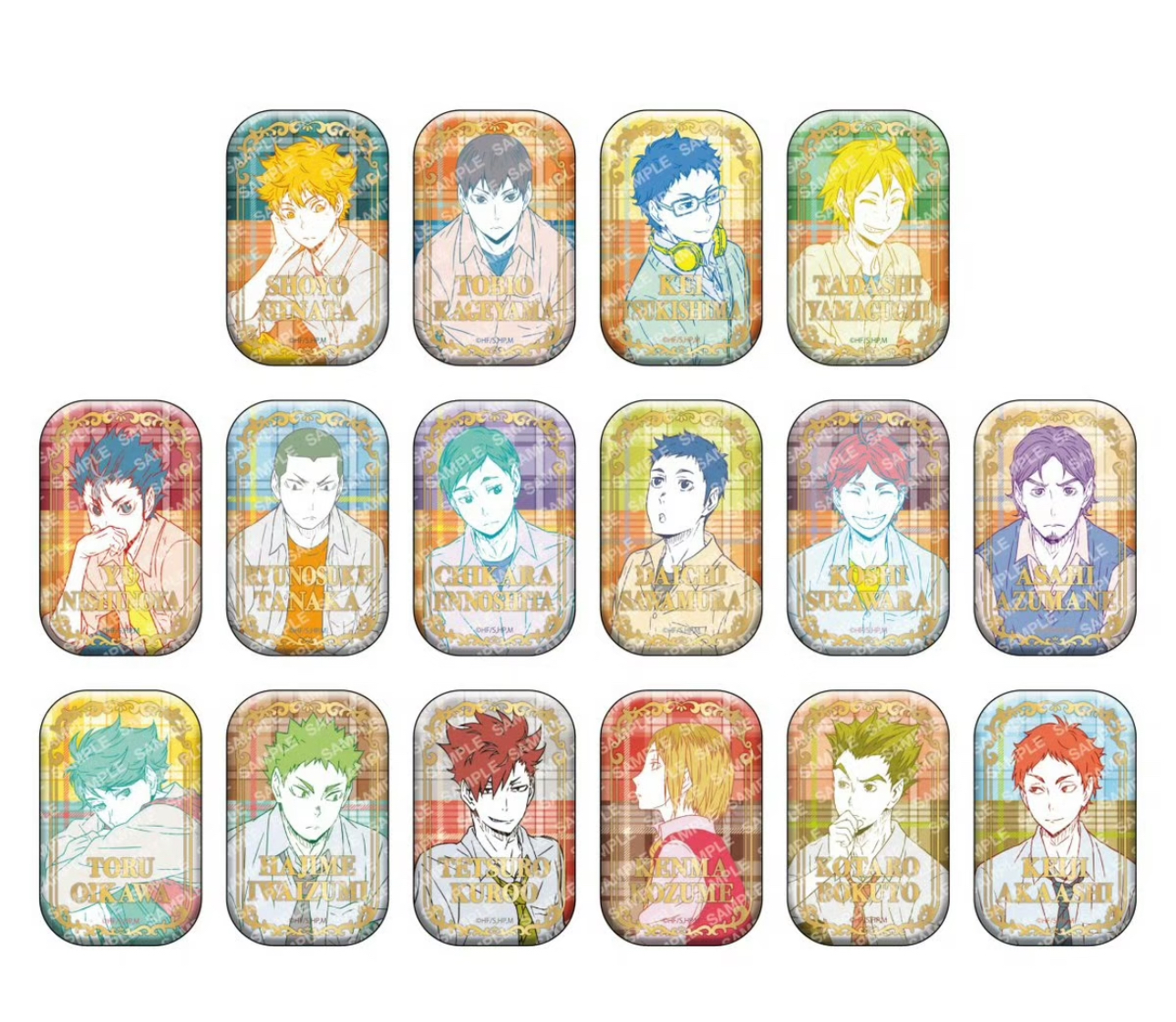 【小头咪】排球少年烫金方1弹2弹盲抽 默认代拆 不退不换