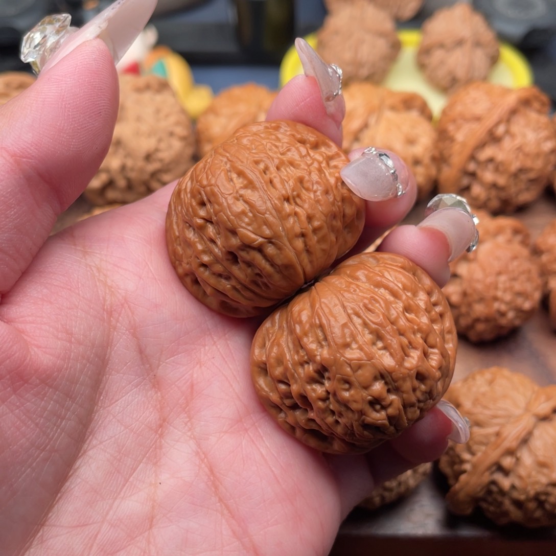 文玩核桃把件@***蓝铁锤37