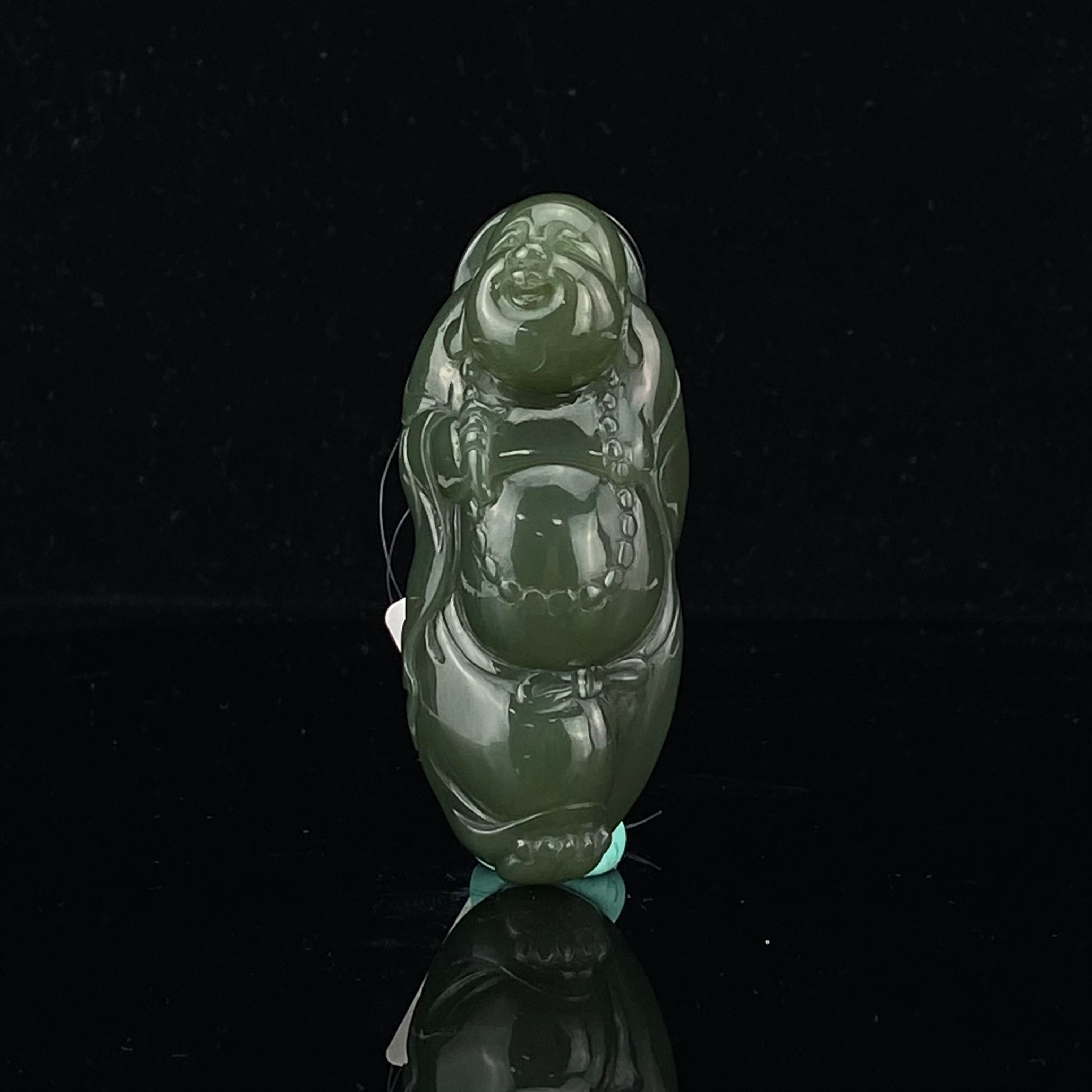 和田玉 赠福弥勒/朵云轩YDQ1085HC 