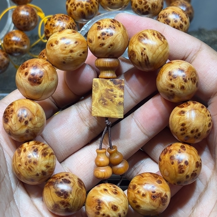 柏木（崖柏）手串/手链2.0黄金底入门级瘤疤手串