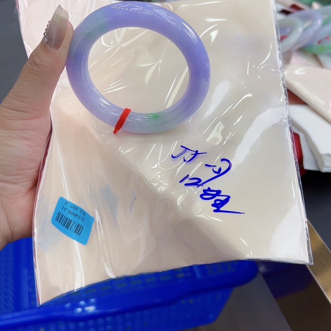 翡翠未镶嵌手镯手镯55-57