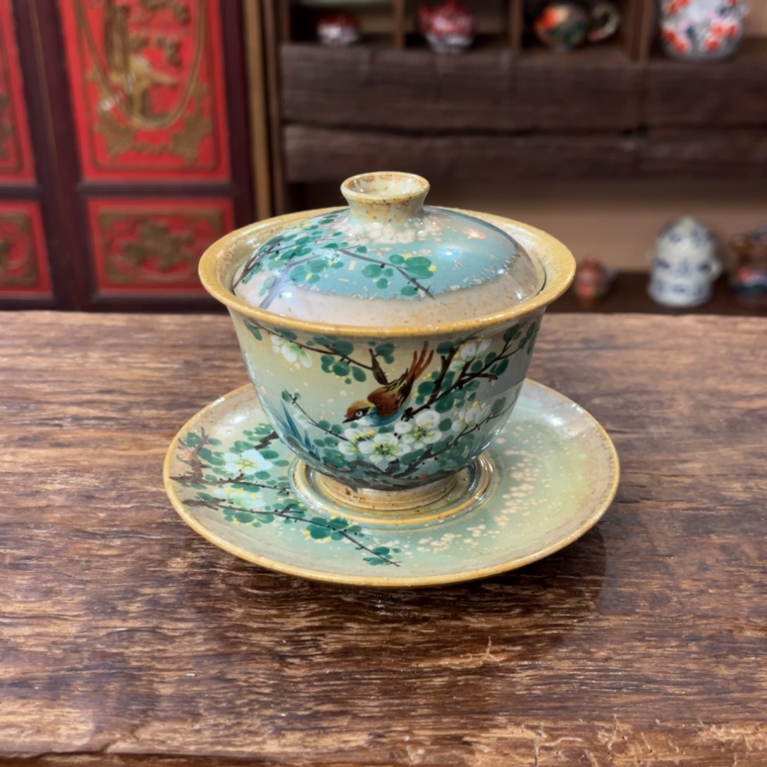 景德镇柴烧手工手绘陶瓷