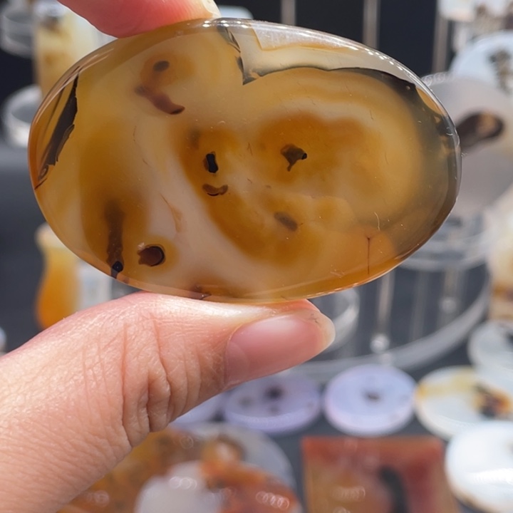 玛瑙/玉髓合金颈饰