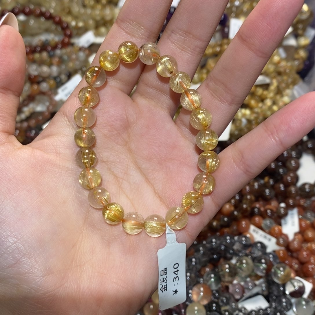 水晶手链未镶嵌手链