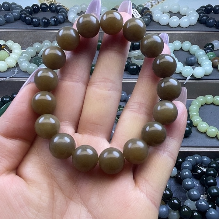 和田玉未镶嵌手链