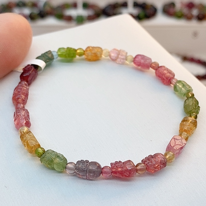 碧玺手链未镶嵌30号