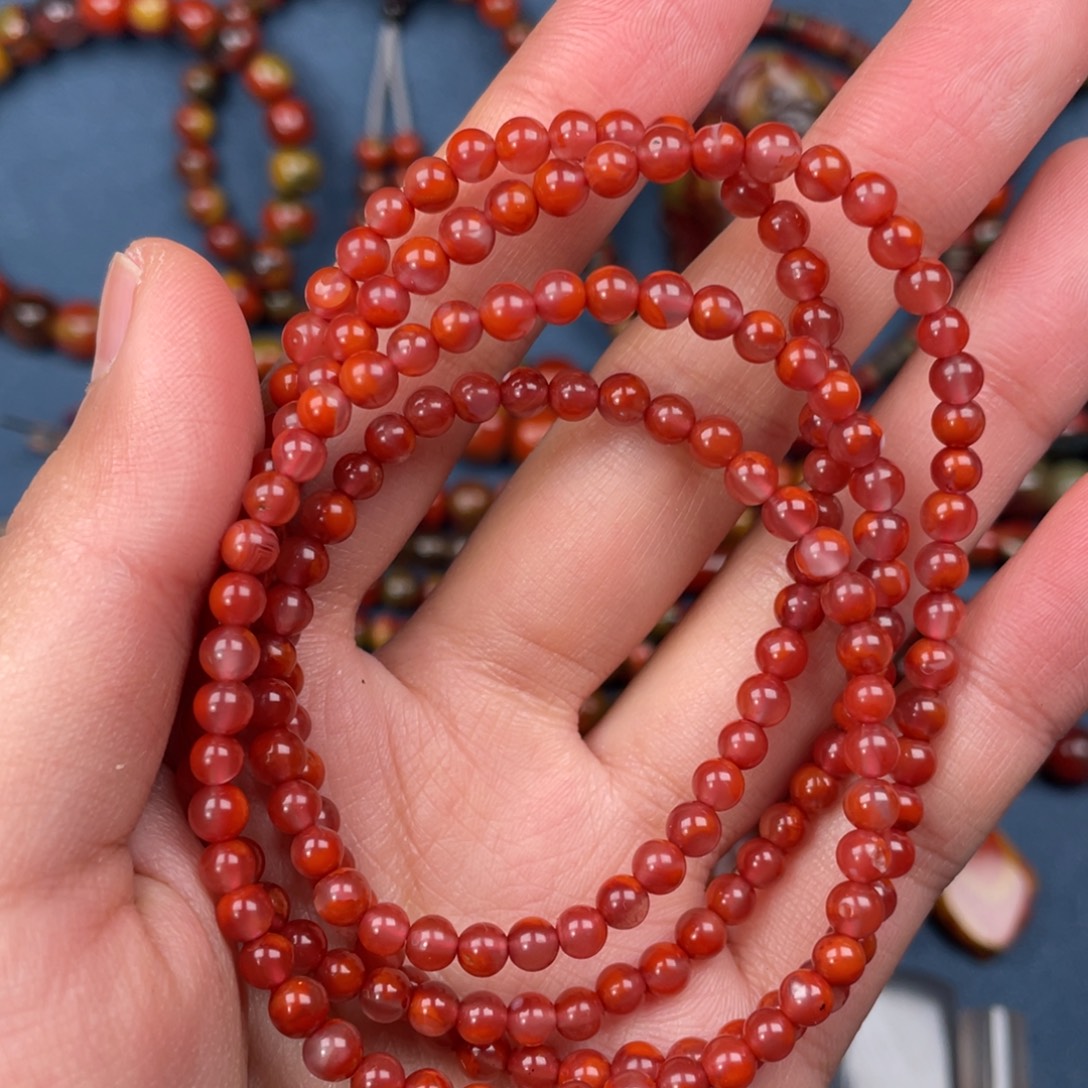 南红玛瑙未镶嵌南红珠子