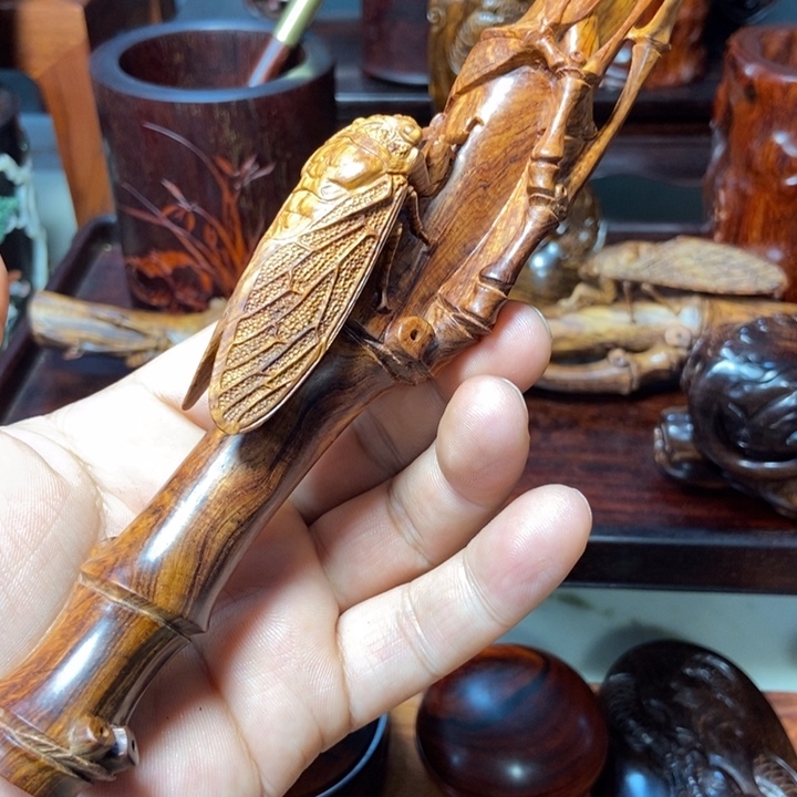 黄花梨/降香黄檀知足摆件