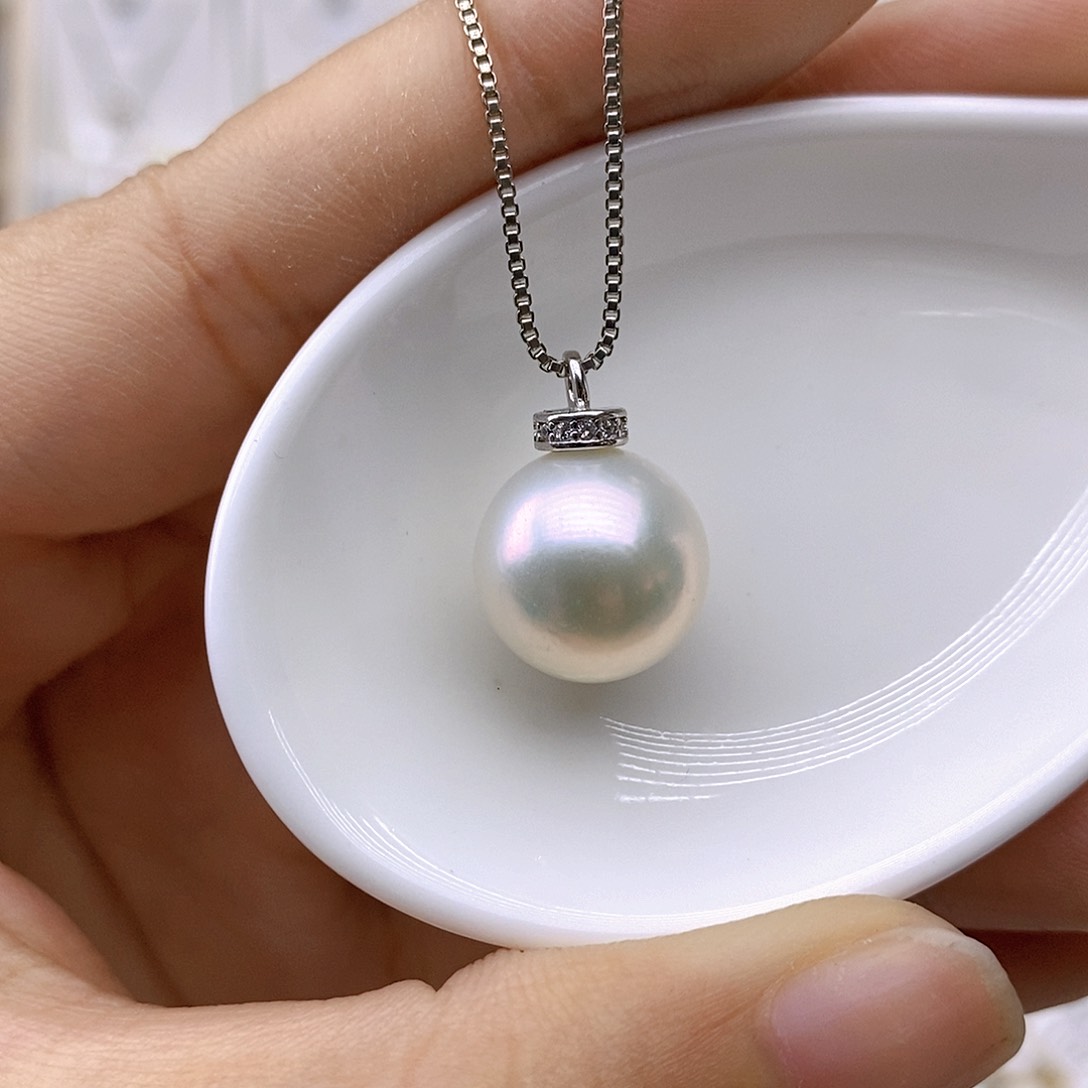 淡水珍珠未镶嵌吊坠(赠链)