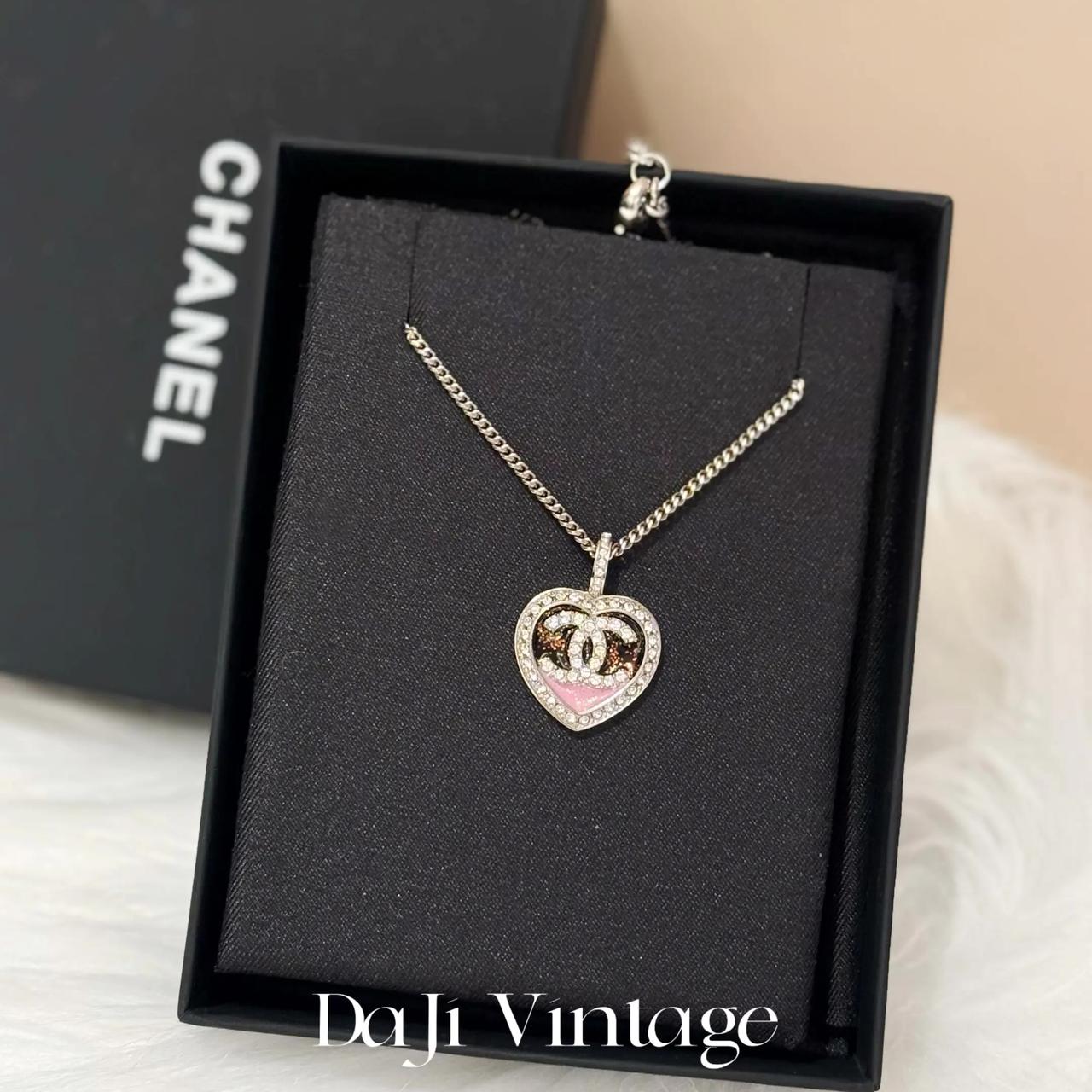 99新 Chanel/香奈儿 大吉中古/Chanel香奈儿爱心水钻项链