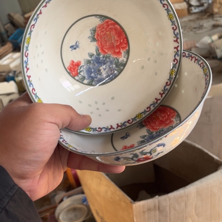 陶碗景德镇高温细白瓷