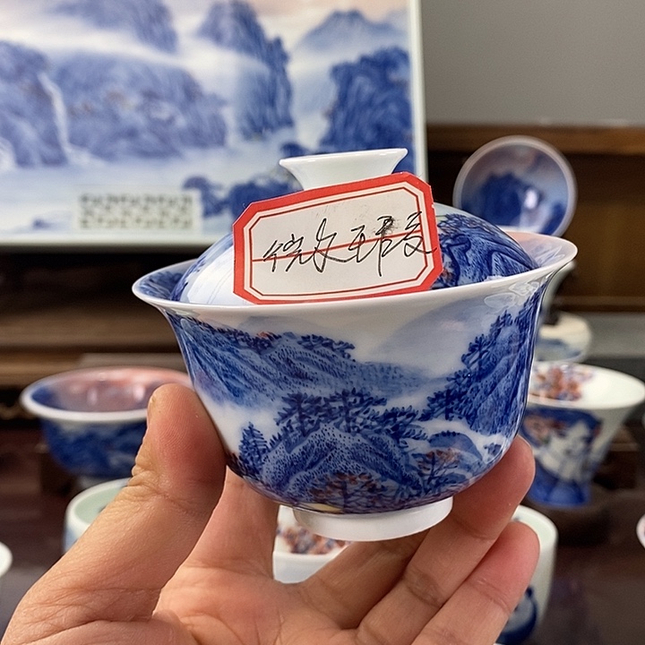 杯翼*景德镇手工手绘陶瓷，高亮兴老师作品