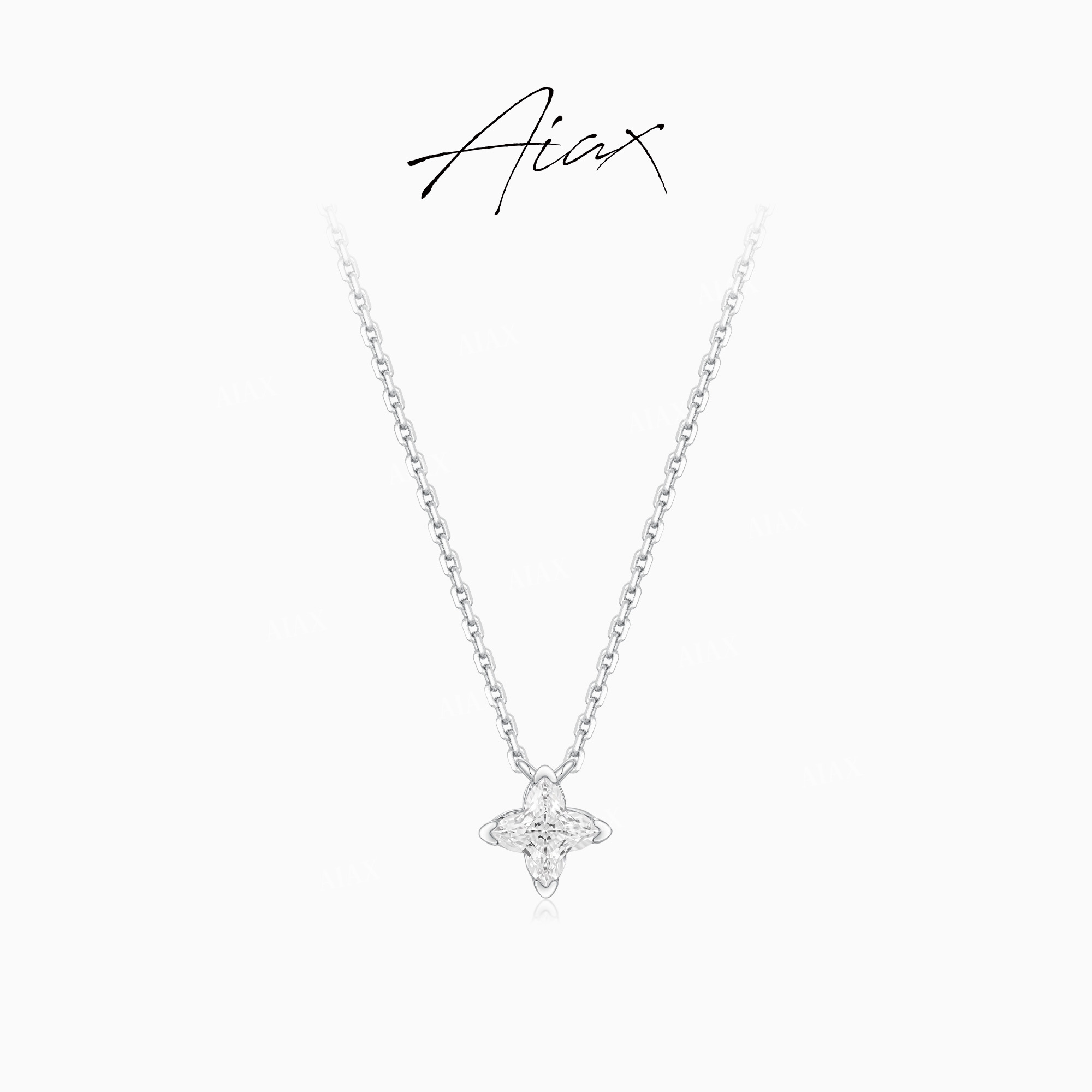 AIAX【老花星星】双十二小众百搭高级感轻奢风四叶项链TSJ7776