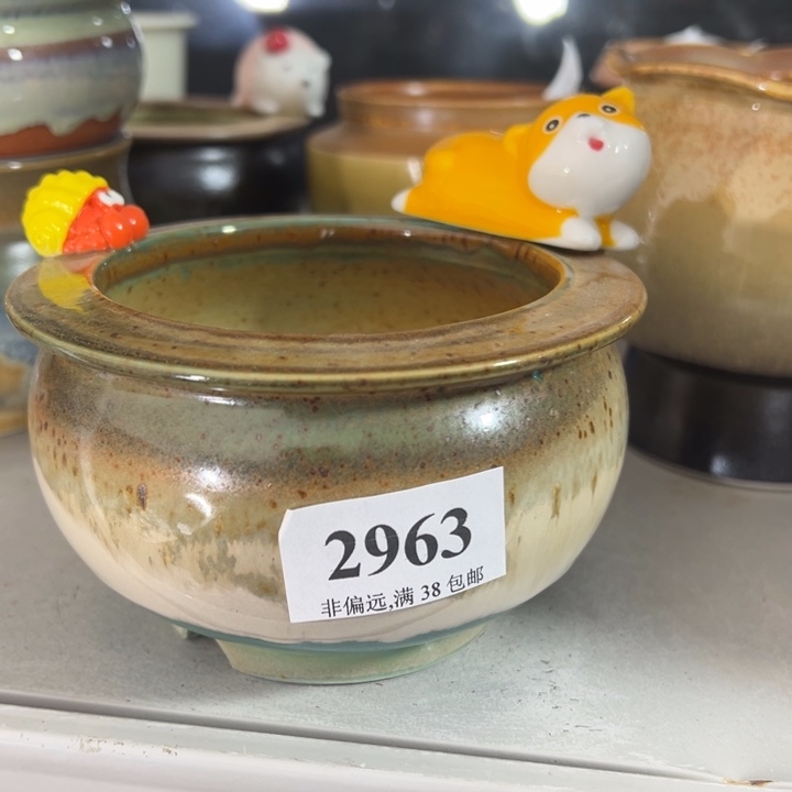 口9高7 手工花盆满30包邮