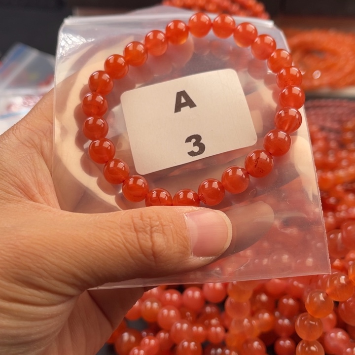 南红玛瑙未镶嵌多样性发货默认微瑕称重8mm