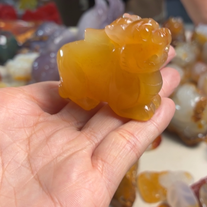 玛瑙/玉髓未镶嵌吊坠(不含链)