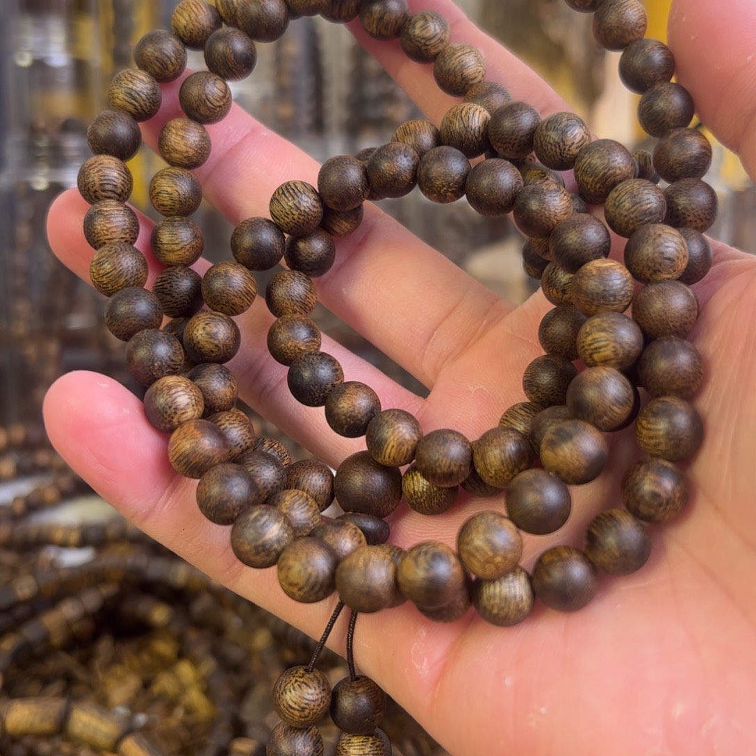 ༺***༻沉香手串张勺子手串27+