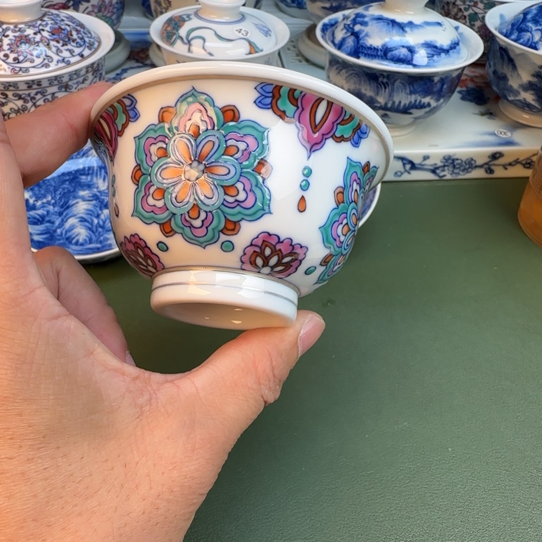 陶纯手工纯手绘茶具305